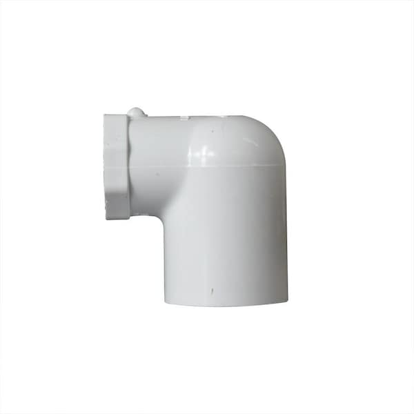 Thrifco Plumbing 1 Inch x 1/2 Inch Slip x Slip PVC 90 Degree Elbow SCH 40 8114072 - main